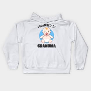 Grandma Family Birth Grandchildren Baby Kids Hoodie